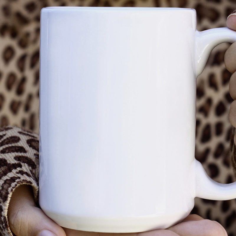 Personalized Animal Print Mugs