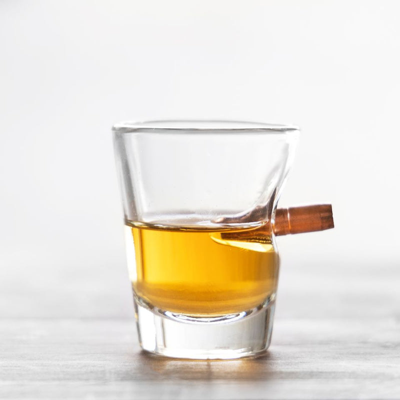 Personalized Bullet Shot Glass - 1.5 oz.