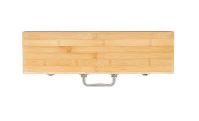 American Pacific Mortgage - Personalized BBQ Grill Set - Bamboo Case