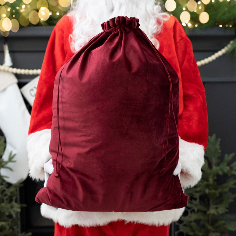 Personalized Christmas Santa Bags (Velvet)