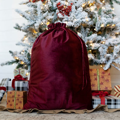 Personalized Christmas Santa Bags (Velvet)
