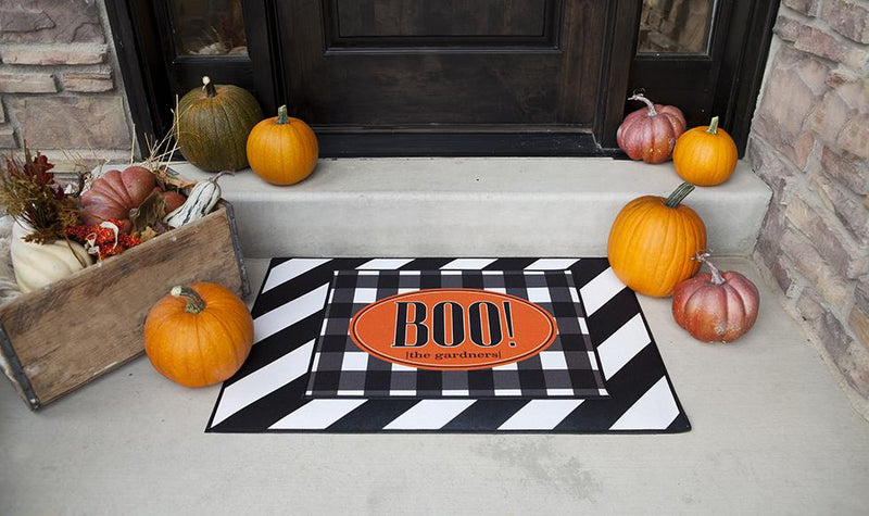 Personalized Layered Halloween Doormat Sets