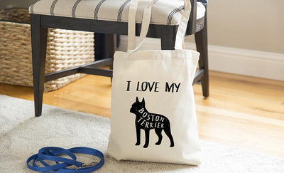 Personalized Dog Breed Tote Bags