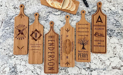 Corporate Gift Item - Stunning Large Bamboo Bread Boards