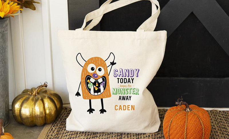 Personalized Halloween Tote Bags