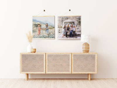 Personalized Hanging Canvas Prints (Multiple Sizes)