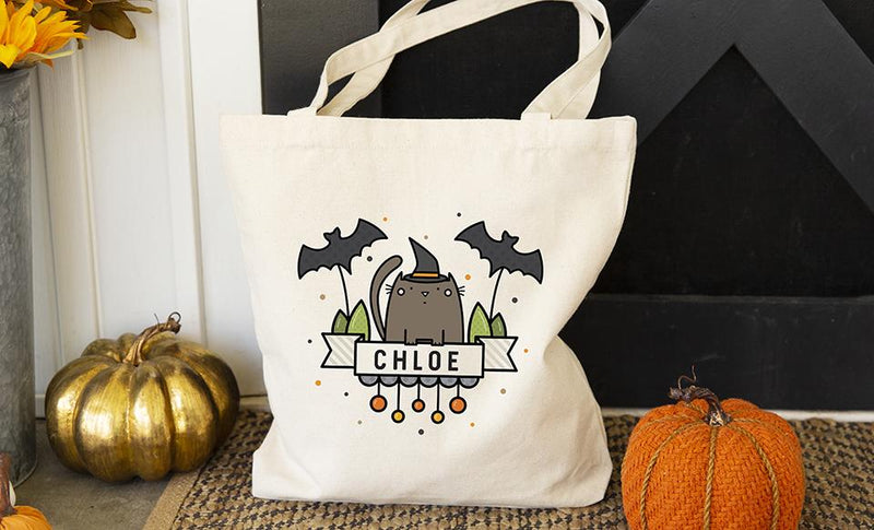 Personalized Halloween Tote Bags