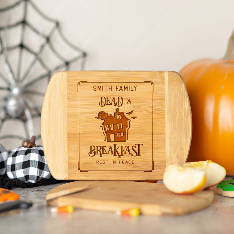 Personalized Halloween Cutting Rounded Edge Bar Board