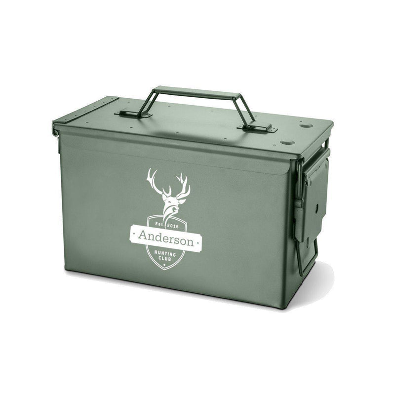 Personalized Metal Box - Multiple Designs - DeerBadge - JDS