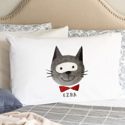 Personalized Whimsical Dog and Cat Pillowcases