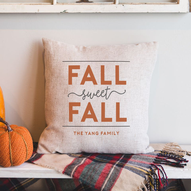 Personalized Fall Throw Pillow Covers