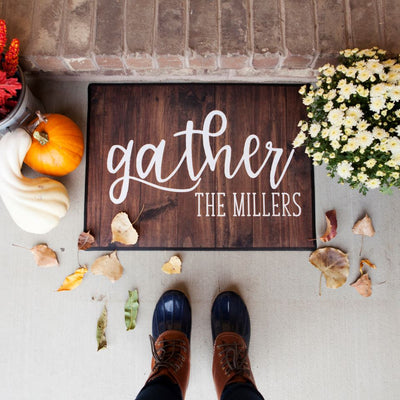 Personalized Fall Doormats