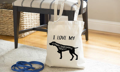 Personalized Dog Breed Tote Bags