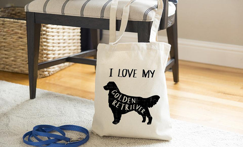 Personalized Dog Breed Tote Bags