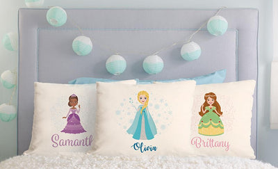 Personalized Princess Throw Pillow Covers