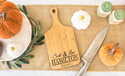 Personalized Handled Bamboo Serving Boards! 8 Amazing Designs!