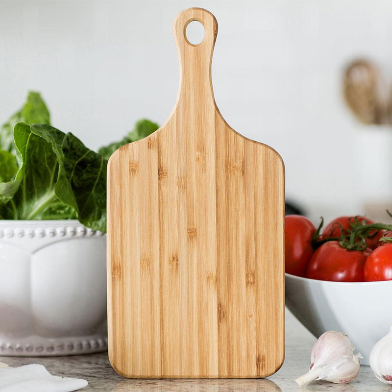 Corporate | Non-Personalized Small Handled Bamboo Serving Boards