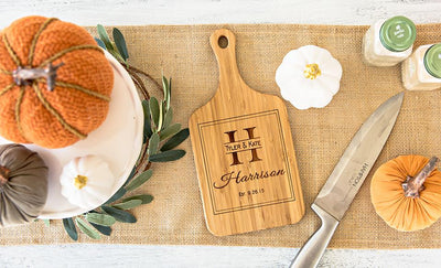 Personalized Handled Bamboo Serving Boards! 8 Amazing Designs!