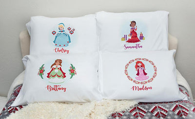 Corporate | Personalized Christmas Princess Pillowcases