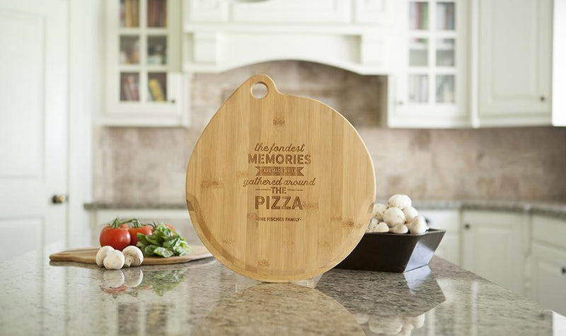 Guild Mortgage - Personalized Bamboo Pizza Board