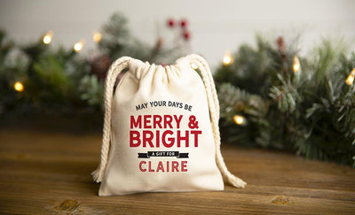Personalized Holiday Gift Bags