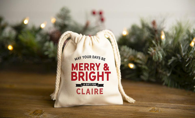Personalized Holiday Gift Bags