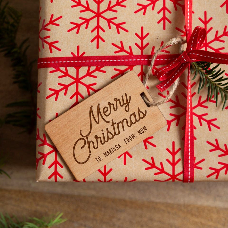 Personalized Christmas Wooden Tags