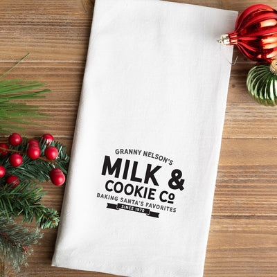 Personalized Farmhouse Christmas Tea Towels