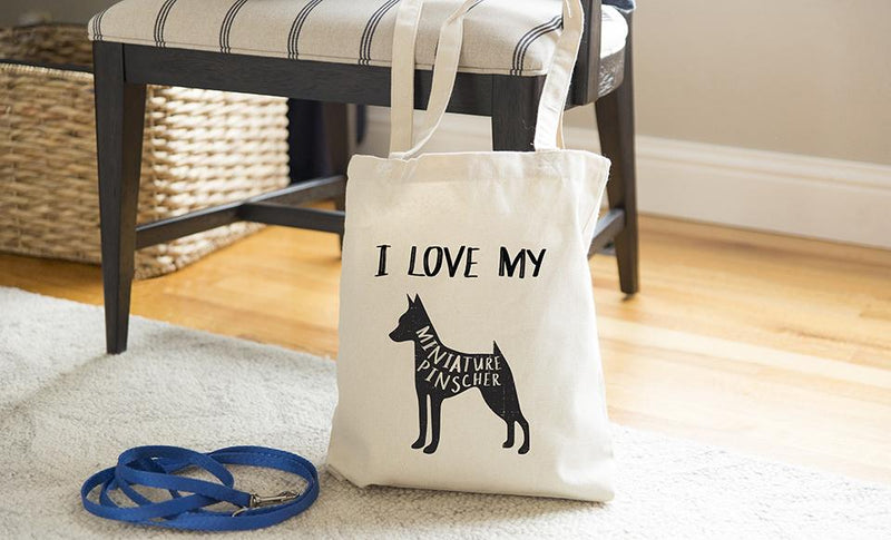 Personalized Dog Breed Tote Bags