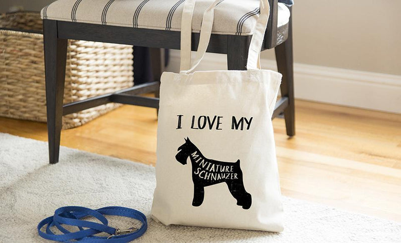 Personalized Dog Breed Tote Bags