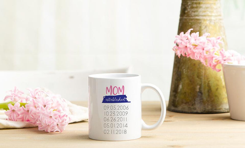Personalized Mom Life Mugs
