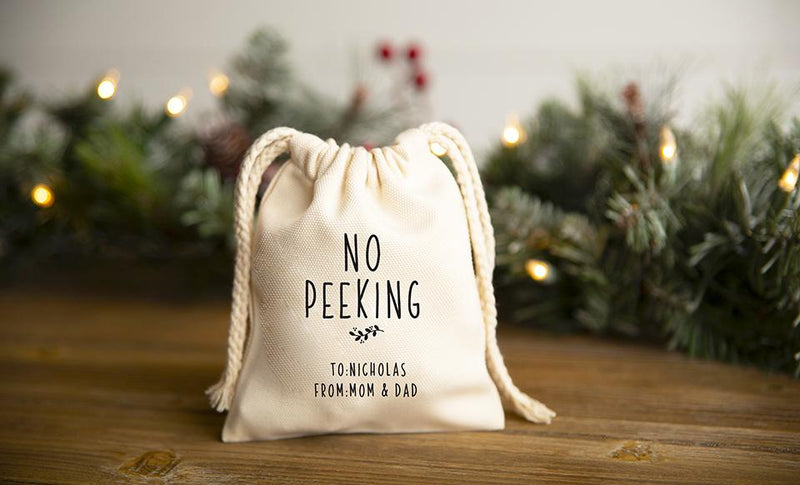 Personalized Holiday Gift Bags