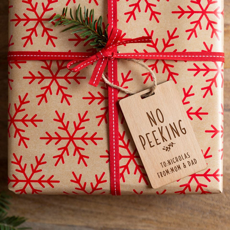 Personalized Christmas Wooden Tags