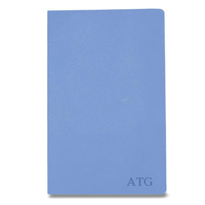 Personalized Moleskine® Notebook – Powder Blue - Blind - JDS