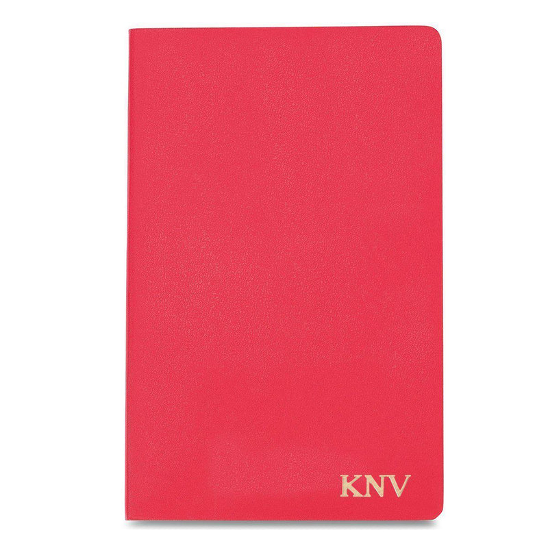 Personalized Moleskine® Notebook – Geranium Red - - JDS
