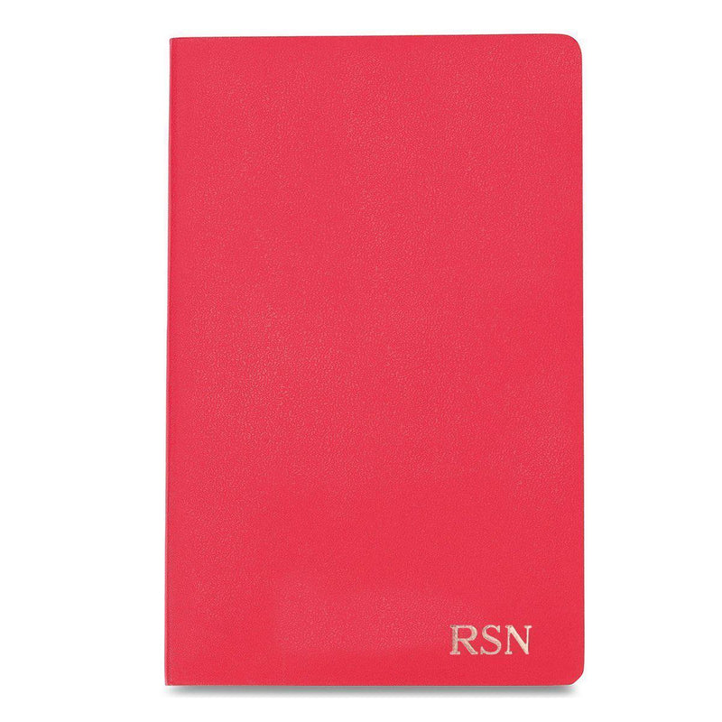 Personalized Moleskine® Notebook – Geranium Red - RoseGold - JDS
