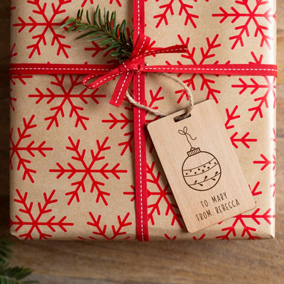Personalized Christmas Wooden Tags
