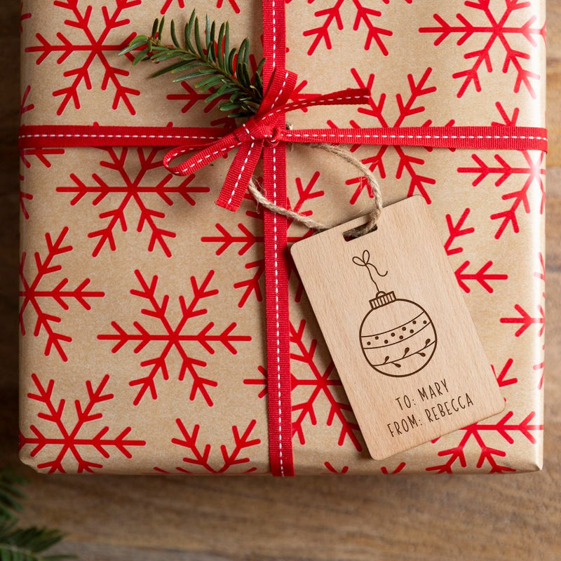 Personalized Christmas Wooden Tags