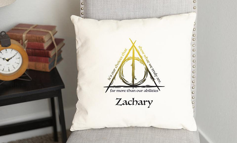 Personalized Wizard Throw Pillow Covers