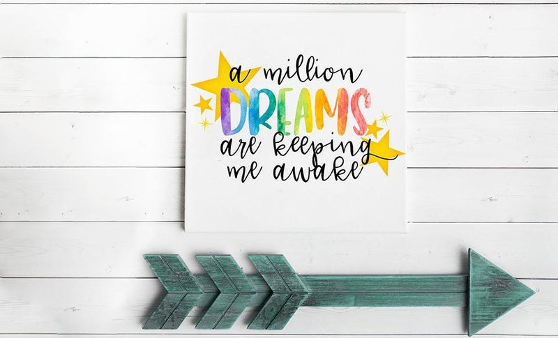 The Dreamer Collection Stretched Canvas Prints (18x24))