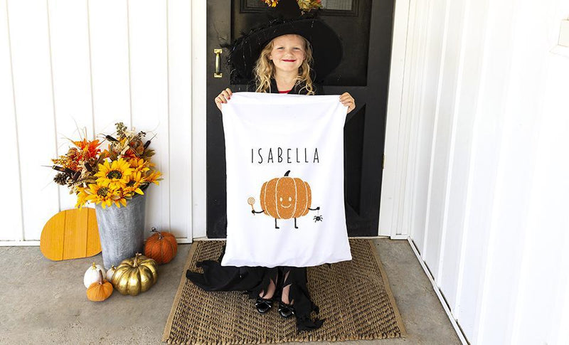 Spook-tacular Personalized Halloween Pillowcase Trick-or-Treat Bags