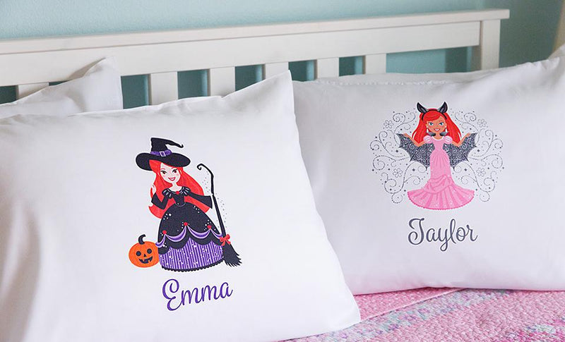 Personalized Halloween Princess Pillowcases