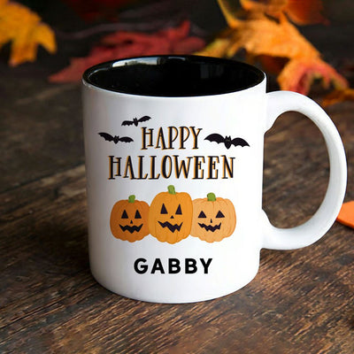 Personalized Halloween Mugs - 11 oz