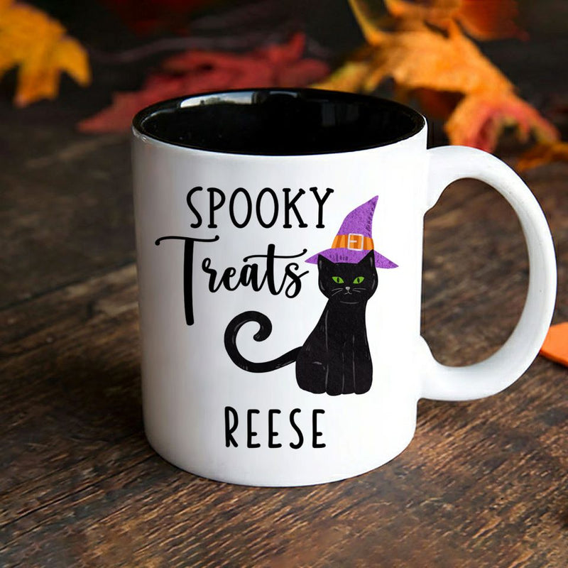 Personalized Halloween Mugs - 11 oz