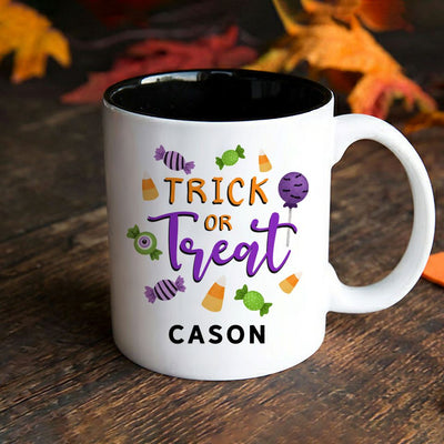 Personalized Halloween Mugs - 11 oz