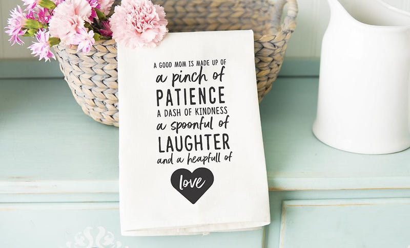 Personalized I Love You Mom Tea Towels