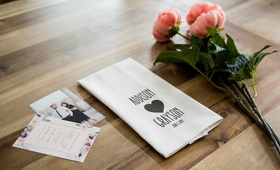 Personalized Wedding Tea Towels