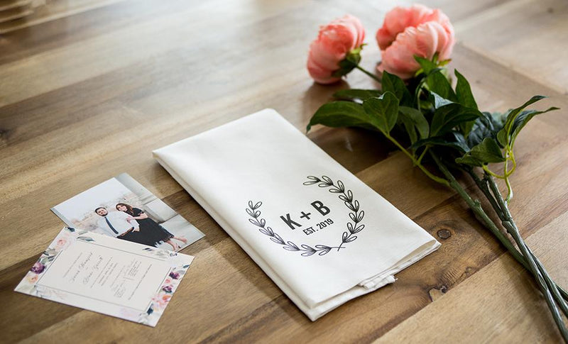 Personalized Wedding Tea Towels