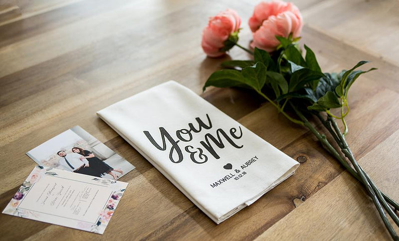 Personalized Wedding Tea Towels