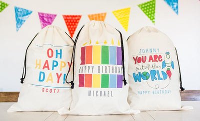 Personalized Jumbo Birthday Gift Bags